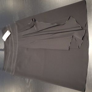 Philippe Adec Black Skirt NWT Size 10